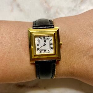 Ultra Rare Vintage Yves Saint Laurent YSL Gold “Carree” Watch